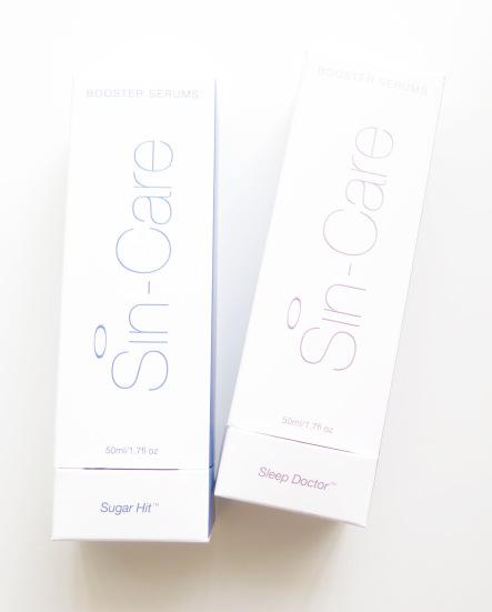 sincare sugar hit sleep doctor booster serums