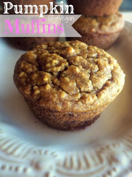 Easy Pumpkin Muffins {Gluten Free + Vegan}