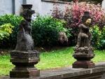 Two Balinese statues