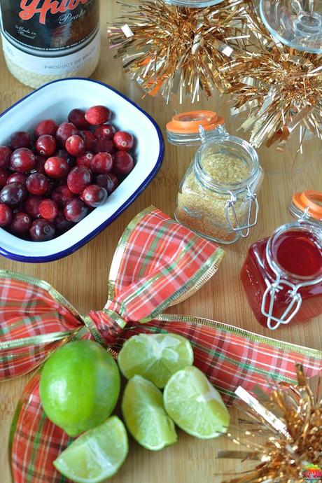 Festive Cranberry Caipirinha FAF 1