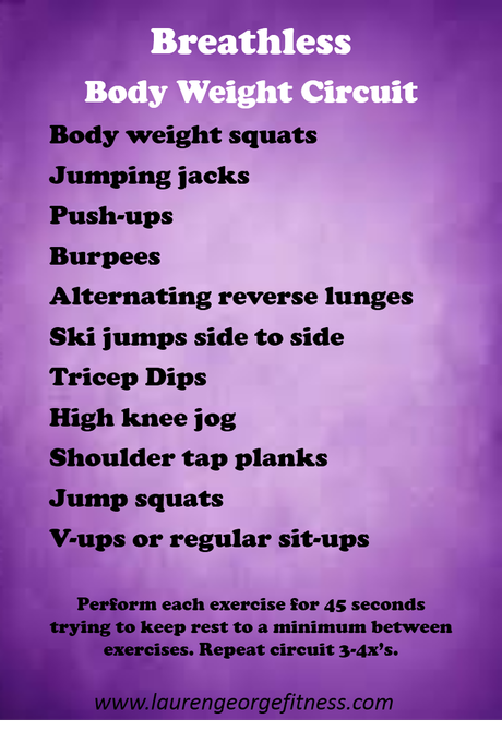 Happy Healthy Holiday Challenge 2014 - Week 3 Workouts