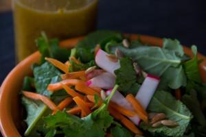 Kale Salad with Cider Vinaigrette (2 of 3)