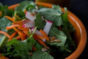 Kale Salad with Cider Vinaigrette (1 of 3)