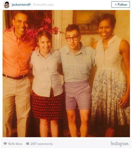 Lena Dunham's double date with Obama