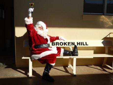 Santa taking time out in Broken Hill. Image Briar Jensen