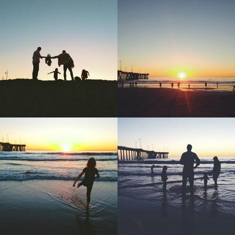 CA a Sunset Collage