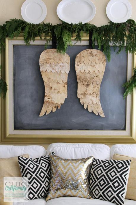 Birch Angel Wings from Chic California- Christmas Decor