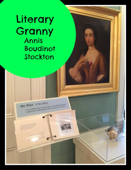 Portrait of Annis Boudinot Stockton hangingn in the Morven Museum and Gardens