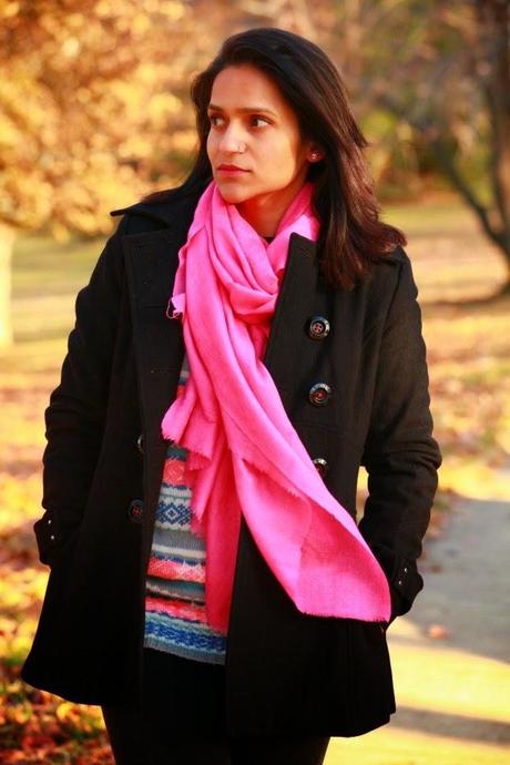 Sweater - ASOS Jeans - Joe's Coat - Miss Sixty  Boots - Wanted Scarf - From India, Tanvii.com