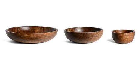 Designer Spotlight: Silvia Song silvia song walnut nesting bowls