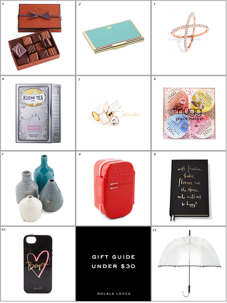 Gift Guide : Under $30