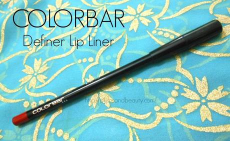 Colorbar Definer Lip Liner 012 Perfect Maroon : Review, Swatch