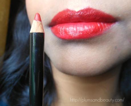 Colorbar Definer Lip Liner 012 Perfect Maroon : Review, Swatch
