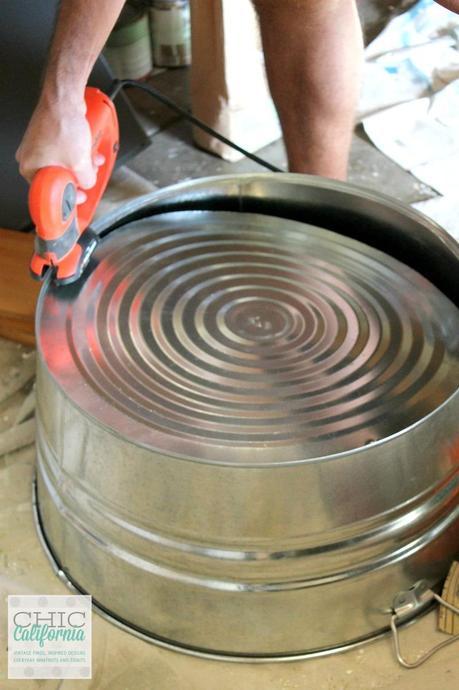 Galvanized Tree Skirt tutorial