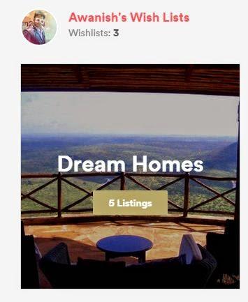 Airbnb :A New way to Explore the World -MY WISHLIST