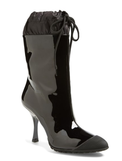 Miu Miu Pointy Toe Rain Boot womens fashion Miu Miu Pointy Toe Rain Boot womens fashion