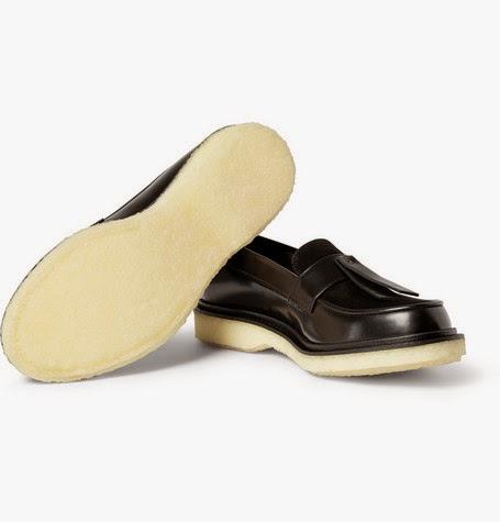 Seasonal Bonjour:   Adieu Type 32 Crepe Sole Leather Loafers