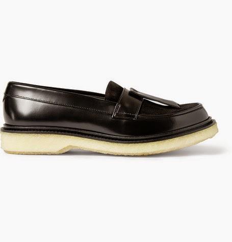 Seasonal Bonjour:   Adieu Type 32 Crepe Sole Leather Loafers