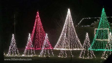 Kniman, Indiana Christmas Lights House