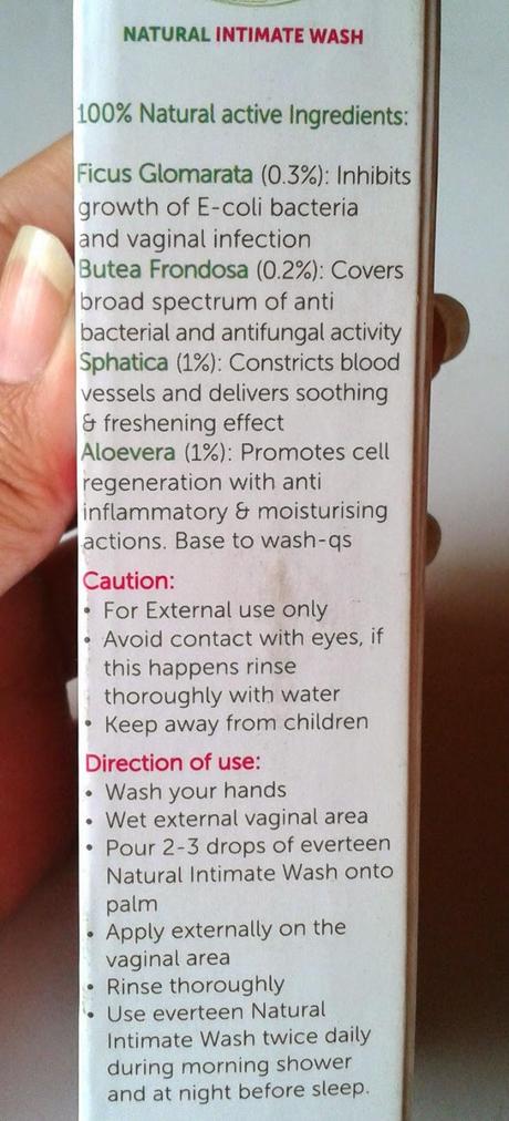 Everteen Natural Intimate Wash Review