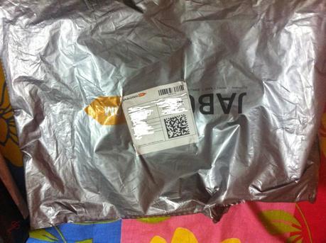 Shirt purchased from Jabong packing