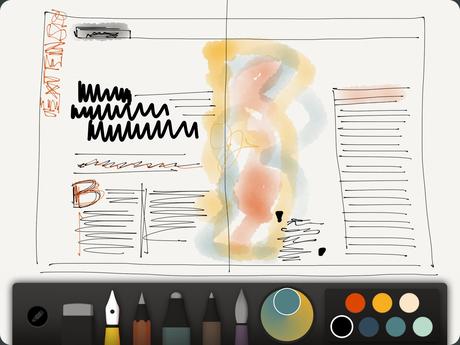 Sketching: whether hand drawn or electronic, always start with a sketch