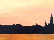 Painting Orleans Skyline from Algiers Point