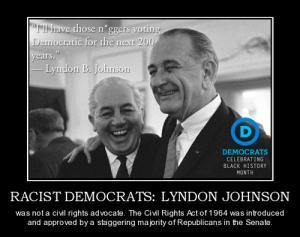 racist-democrats-lyndon-johnson-democrats-racists