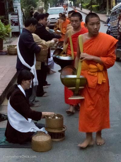 Luang Prabang Alms Giving