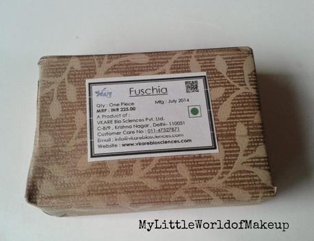 Fuschia Handmade Soap in Coffee Cream Review