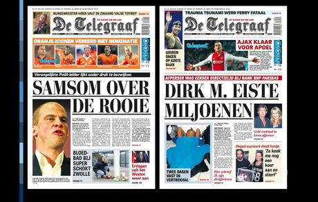 De Telegraaf: two months after launch of tabloid format