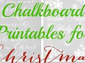 Free Chalkboard Printables Christmas