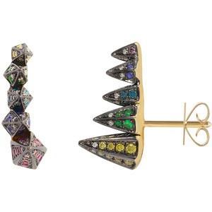 noor-fares-geo-101-multi-stone-rainbow-stud-earrings