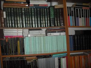 shelves of classics