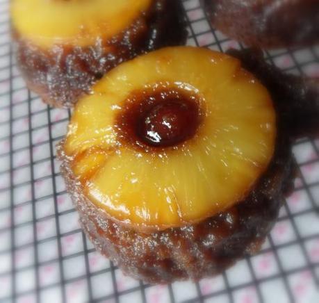 Pineapple Gingerbread Upside Down Cake