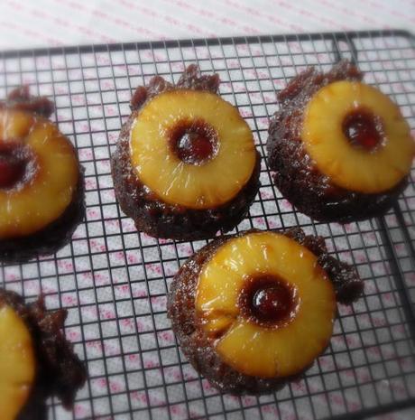 Pineapple Gingerbread Upside Down Cake