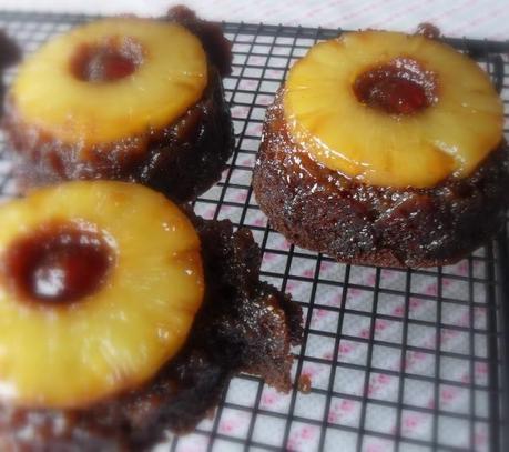 Pineapple Gingerbread Upside Down Cake