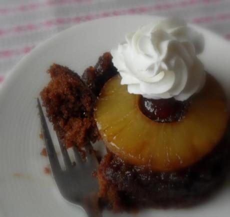 Pineapple Gingerbread Upside Down Cake