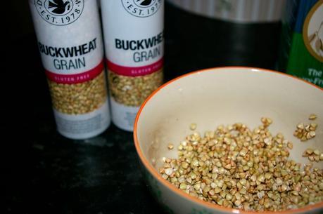 Raw buckwheat & blueberry porridge