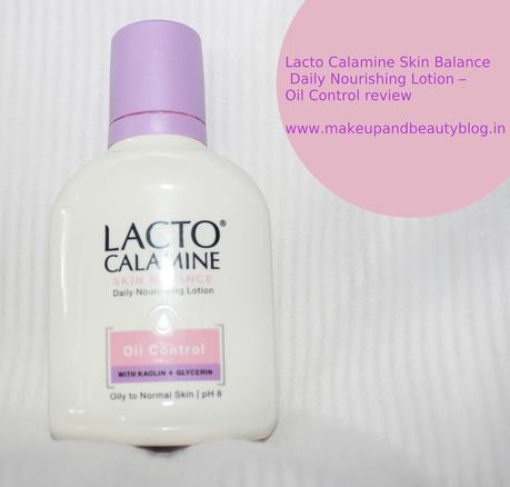 Lacto Calamine Skin Balance Daily Nourishing Lotion – Oil Control review