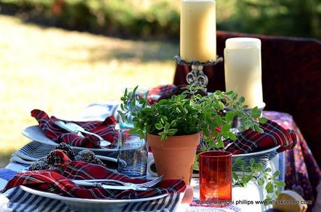 cozy holiday tables