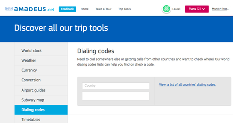 Amadeus provide great trip planning tools to make travel easier.