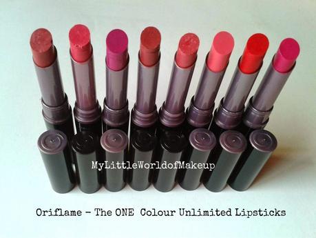 Oriflame's - The ONE Colour Unlimited Lipstick in Always Cranberry & Mocha Intensity Review & Swatches