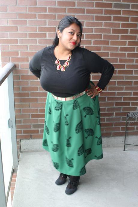 fanny midi skirt