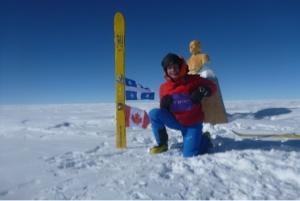 Antarctica 2014: Frédérick at the Pole of Inaccessibility!