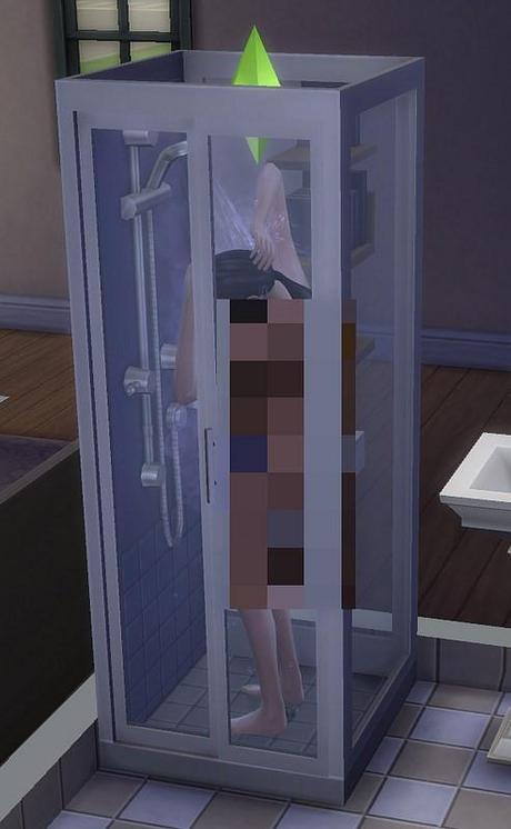 the sims 4 shower