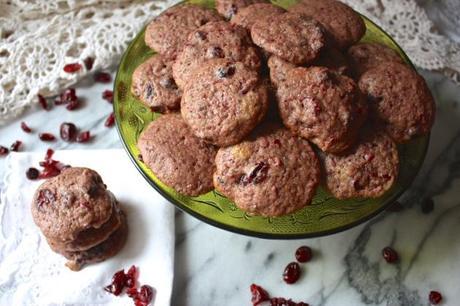 Double Cranberry Chocolate Chip Cookies 