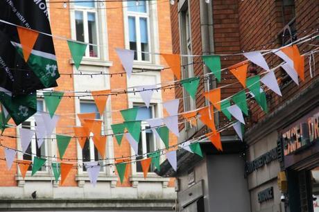 Irish Flag Bunting in Dublin