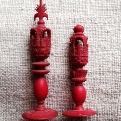 Anglo Indian Antique Chess Pieces, antiques corey amaro in France