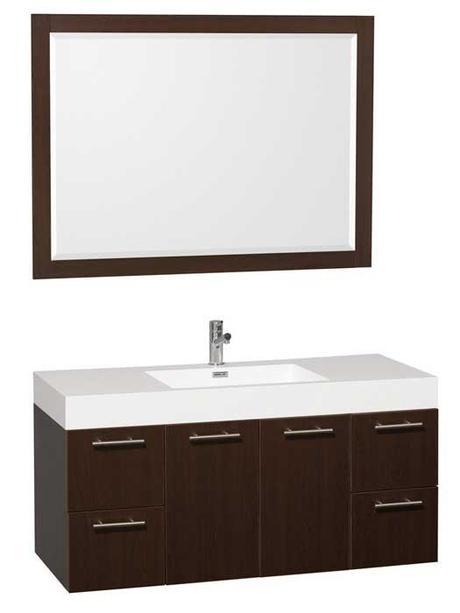 Amare Wall Mounted Vanity with Standard Depth